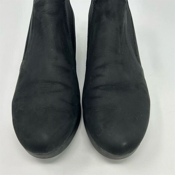 Mephisto Women's Tosca Black Leather Slip-On Chelsea Wedge Ankle Booties Size 10 - Picture 6 of 16